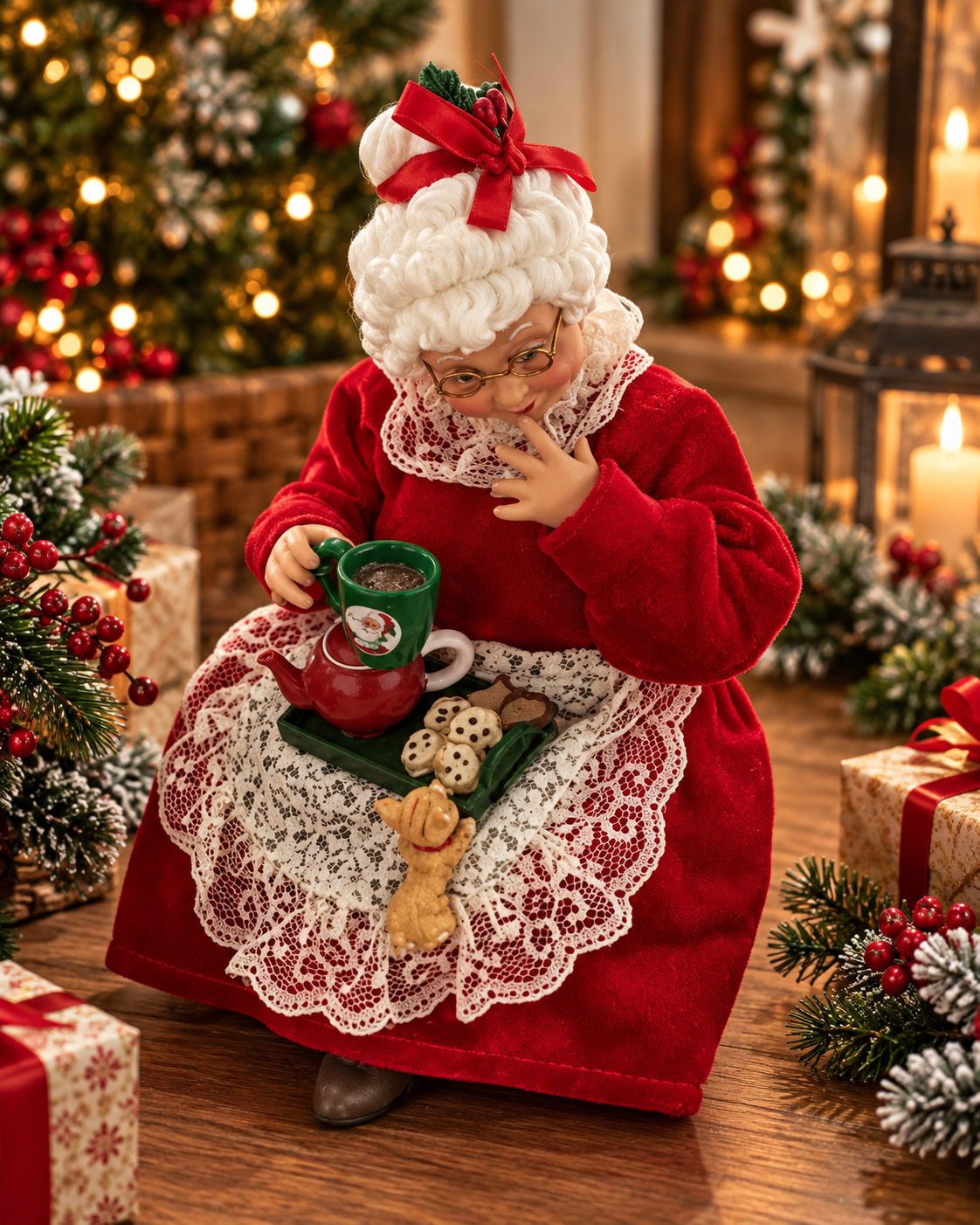 28cm Mrs Claus Sitting